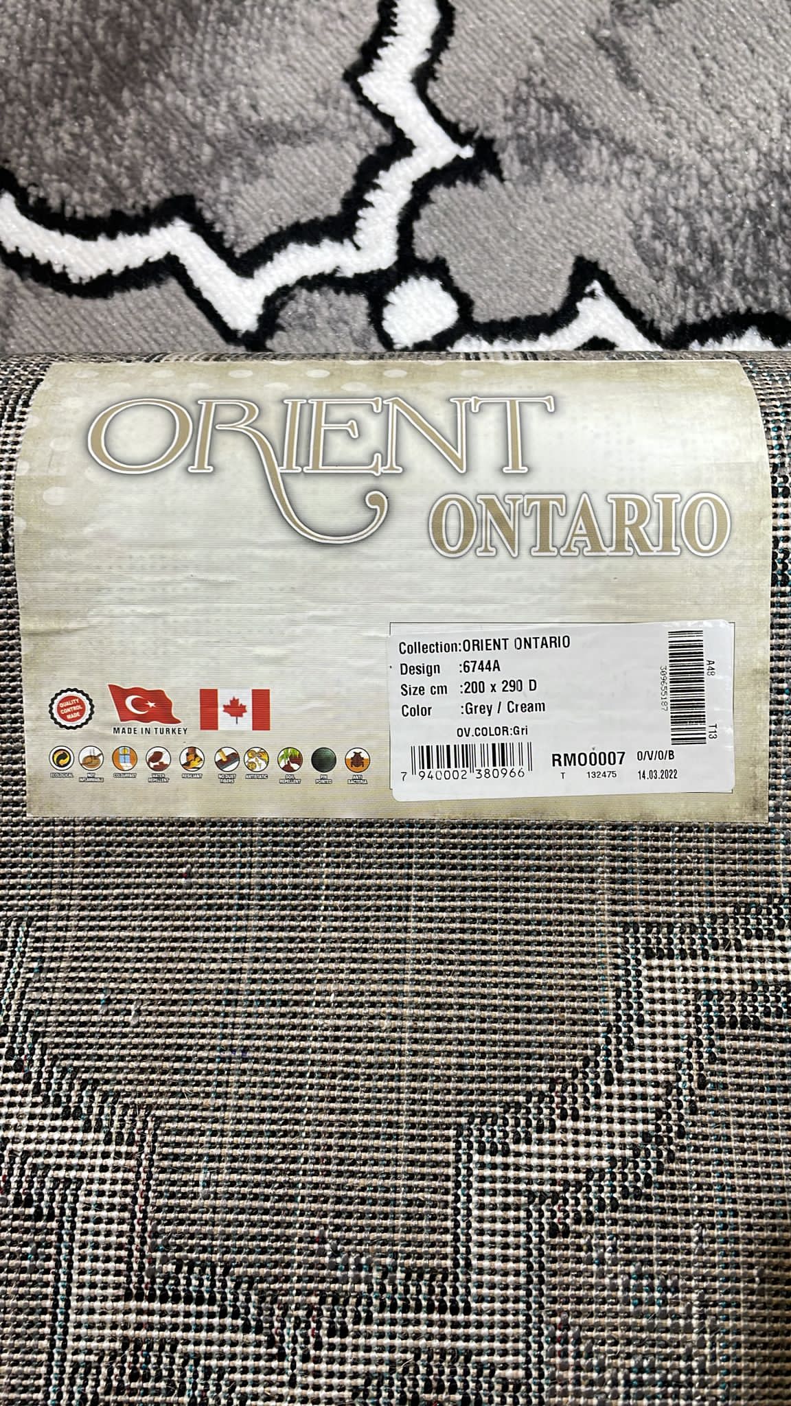 ORIENT 5 x 8 Design No. 6744A