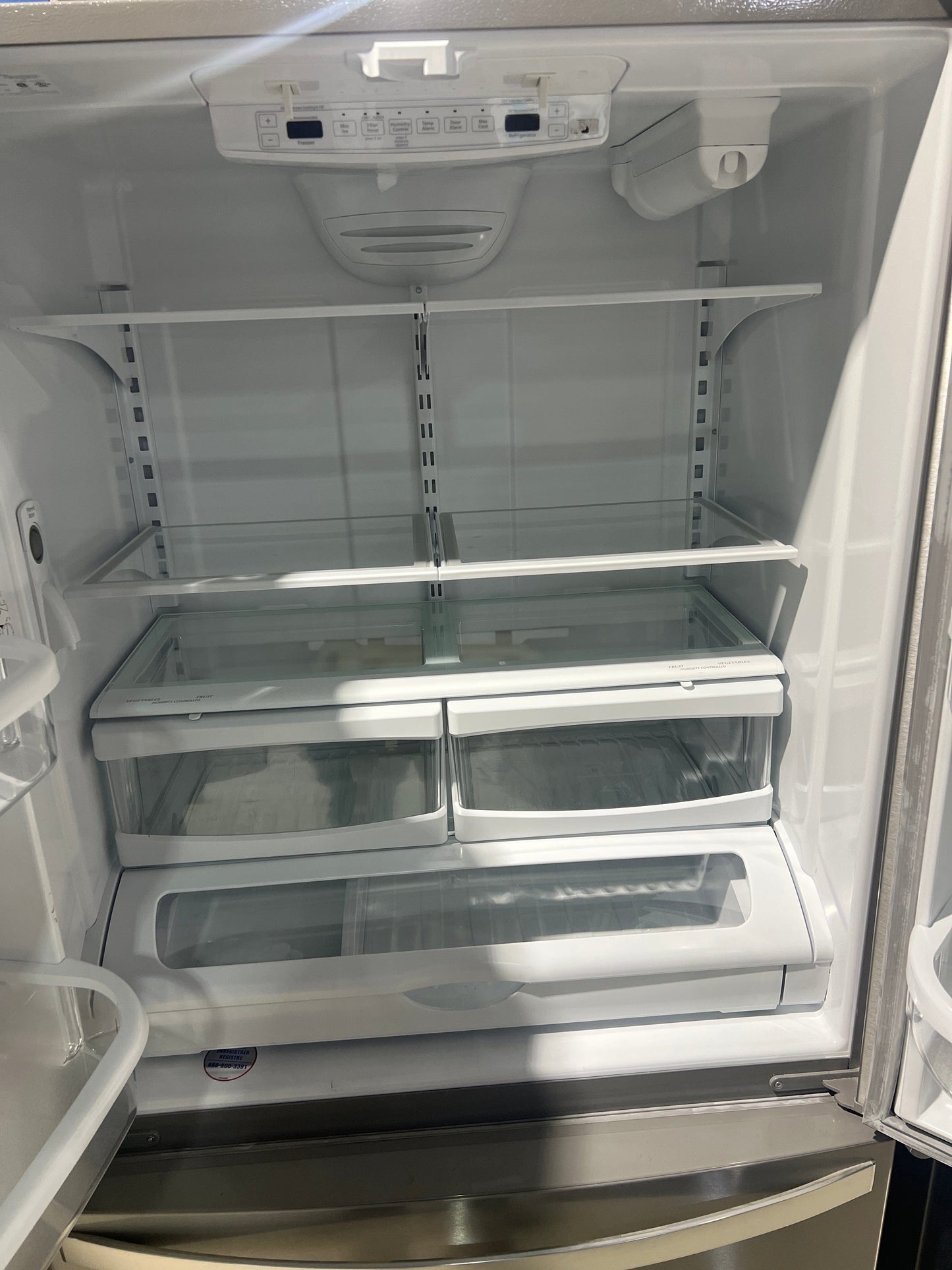 Whirlpool WRF540CWHZ French Door Refrigerator, 36 inch Width, ENERGY STAR Certified, Counter Depth, 20.0 cu. ft. Capacity, Stainless Steel colour RF