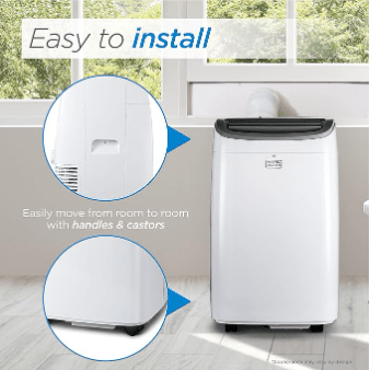 BLACK+DECKER BPACT08WT Black + Decker BPACT08WT Portable Air Conditioner, 8,000 BTU