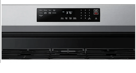 Samsung NX60A6511SS - NX60A6511SS/AA Range, 30 inch Exterior Width, Gas, Self Clean, Convection, 5 Burners, 6.0 cu. ft. Capacity, Storage Drawer, Air Fry, 1 Ovens, Stainless Steel colour Aluminum Griddle