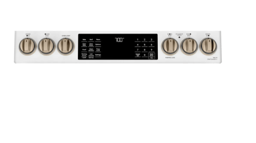 Cafe is Range, 30 inch, Induction, Convection, 5 Burners, 5.7 cu. ft. Capacity, Warming Drawer, Air Fry, 1 Ovens, Matte White