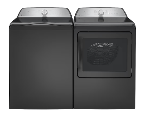 GE Profile PTW600BPRDG Top Load Washer, 27 7/8" Width, ENERGY STAR Certified, 5.8 cu. ft. 14 Wash Cycles, 800 RPM Washer Spin Speed, Wifi Enabled, Diamond Grey colour Smart Flex Dispense