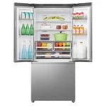 Hisense 30-in 20.8 cu.ft. Full-Depth French Door Refrigerator SUPPORT PureFlat Collection Model: RF21A3FSE