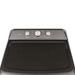 Midea 27 in. 7.0 cu. ft. Metallic Grey Electric Dryer with Bronze Trim Model MLTE47A5BGG