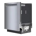 Bosch 300 Series 24 in Stainless Steel Dishwasher with Third Rack Model SHE43CM5N