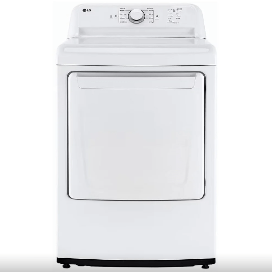 LG DLE6100W Electric Dryer, 27 inch Width, 7.3 cu. ft. Capacity, White colour Ultra Large Capacity, Sensor Dry Manufacturer's Warranty: 1 year