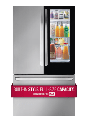 LG Electronics 36" 27 cu. ft. Smart InstaView Counter-Depth Max French Door Refrigerator in Stainless Steel LRFGC2706S / LRFGC2706S