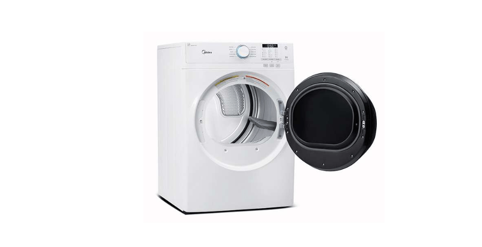 Midea Dryer 27" White 8.0 cu.ft. Capacity Dryer (MLE52N5AWW)