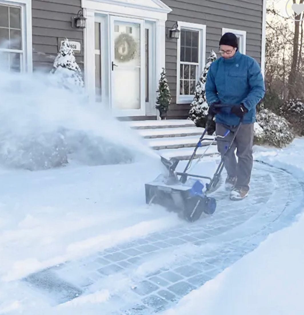 Snow Joe 24V-X2-SB18 48-Volt* IONMAX Cordless Snow Blower Kit | 18-Inch | W/ 2 x 4.0-Ah Batteries and Charger -- Refurbished ( Exchange or Repair Warranty Only)