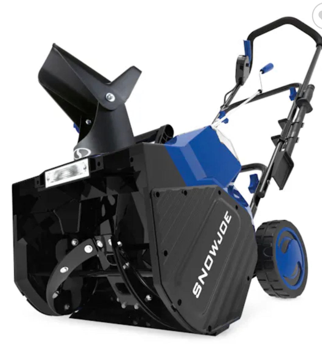 Snow Joe 24V-X2-SB18 48-Volt* IONMAX Cordless Snow Blower Kit | 18-Inch | W/ 2 x 4.0-Ah Batteries and Charger -- Refurbished ( Exchange or Repair Warranty Only)
