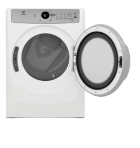 Electrolux - 8 cu. Ft Electric Dryer in White - ELFE733CAW / EFDC317TIW