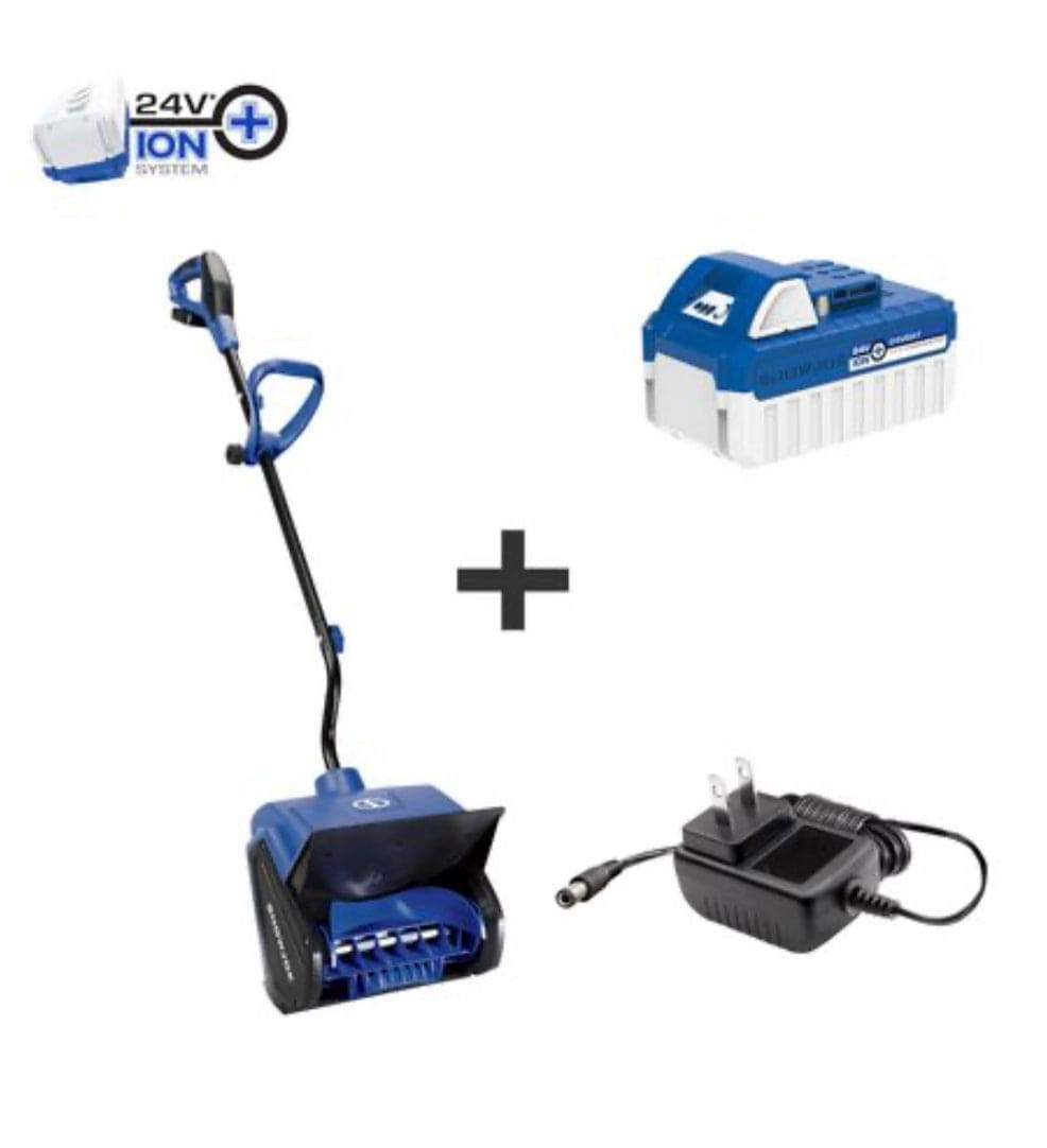 Snow Joe 24V-SS13 24-Volt IONMAX Cordless Snow Shovel Kit| With 4.0-Ah Battery, Charger -- Refurbished ( Exchange or Repair Warranty Only)
