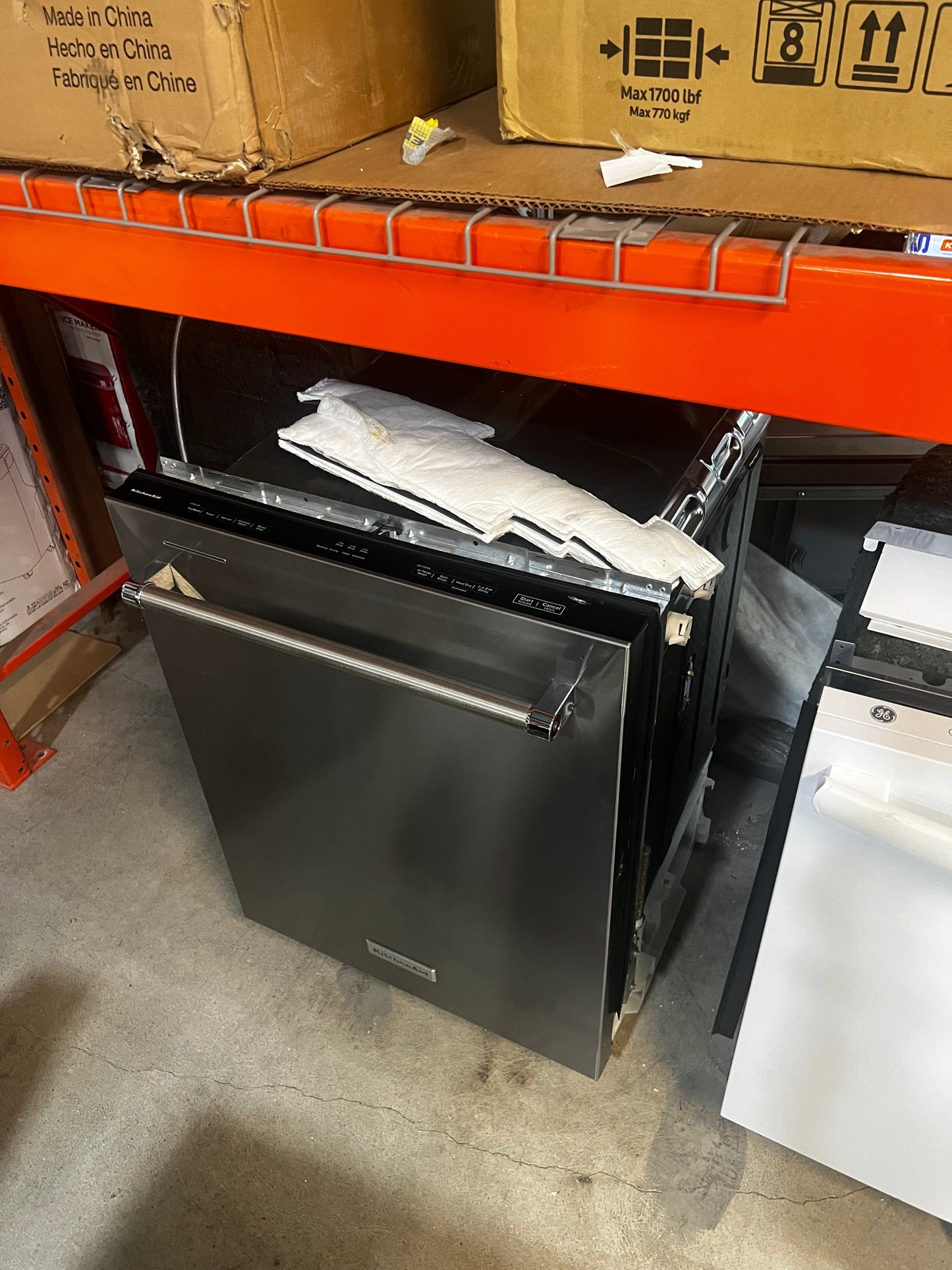 KitchenAid KDTM604KPS Dishwasher, 24 inch Exterior Width, 44 dB Decibel Level, Fully Integrated, Stainless Steel (Interior), 5 Wash Cycles, 16 Capacity (Place Settings), Stainless Steel colour Fan-Enabled ProDry System,r Wash System, FreeFlex Third Rack