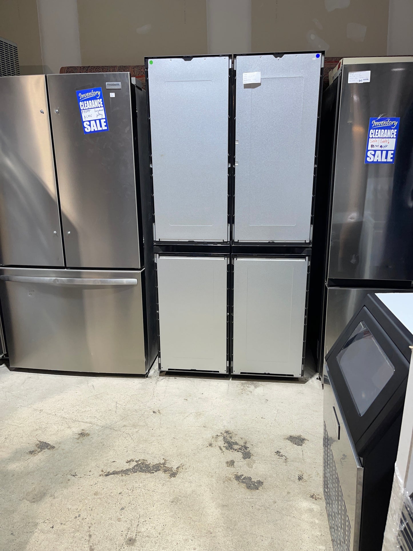 Samsung Bespoke RF29A9675AP - RF29A9675AP/AC French Door Refrigerator, 36" Width, ENERGY STAR ,29 cu. ft. Capacity, Panel Ready Triple Cooling System, Metal Cooling Interior, Beverage Showcase Door, Dual Flex Zone, Dual Ice Maker (refurbished)