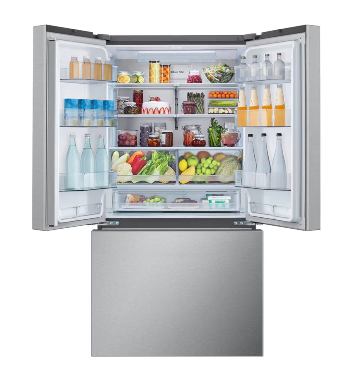 LG 36 in. 31.7 cu. ft. 3-Door French Door, Standard-Depth MAX Refrigerator LF32S6000S