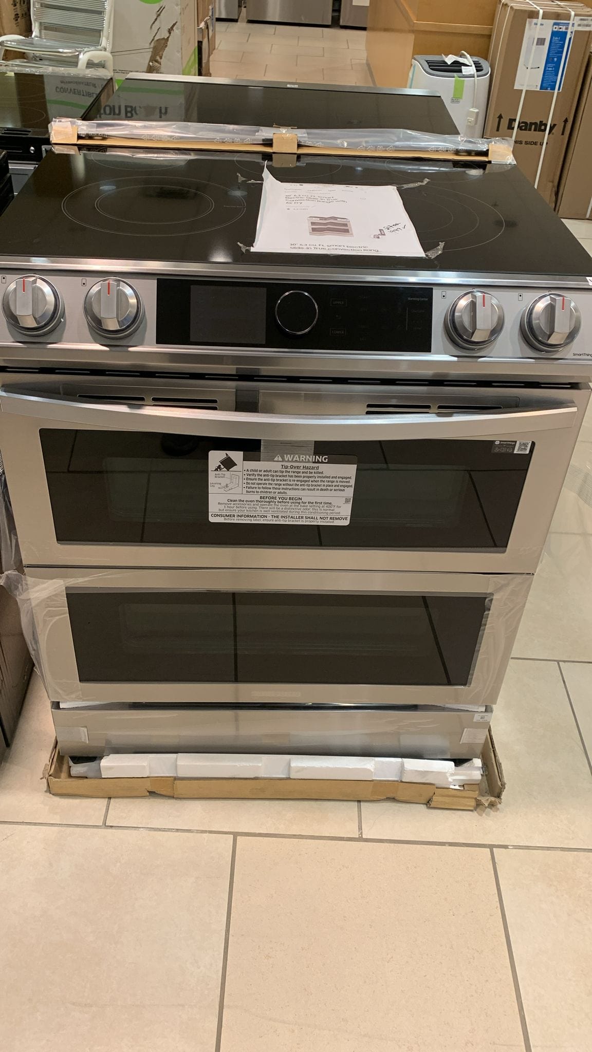 Samsung 30" 6.3 Cu. Ft. NE63T8751SS Stainless Steel, double oven