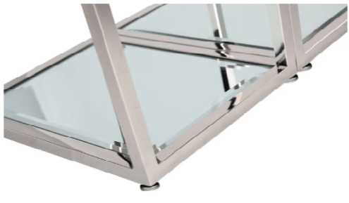 MULTI-LEVEL GY-ET-8166 Polished stainless steel End Table W60*D40*H60CM
