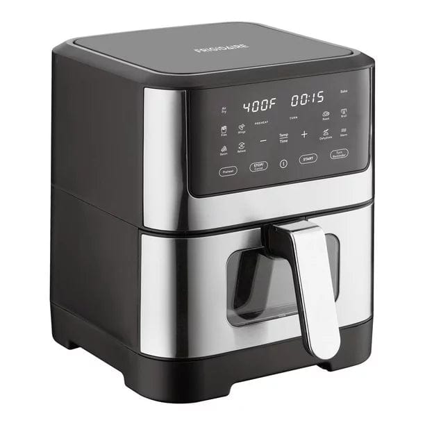 Frigidaire 8-litre (8.5-quart) Digital Stainless Steel Air Fryer with Viewing Window - Stainless Steel (EAF810/805)