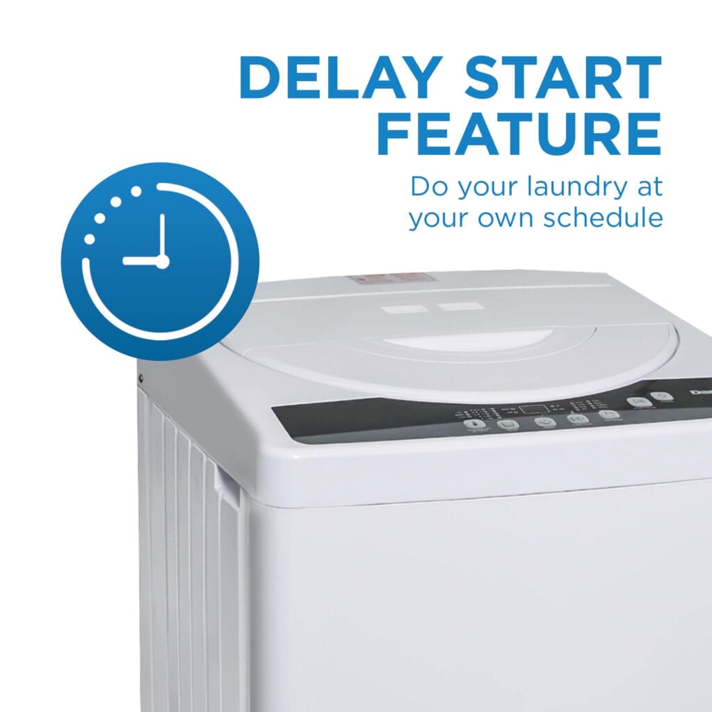 Danby 1.8 cu. ft. Compact Top Load Washing Machine in White. Box Packed 1 Year Warranty
DWM065A1WDB-6