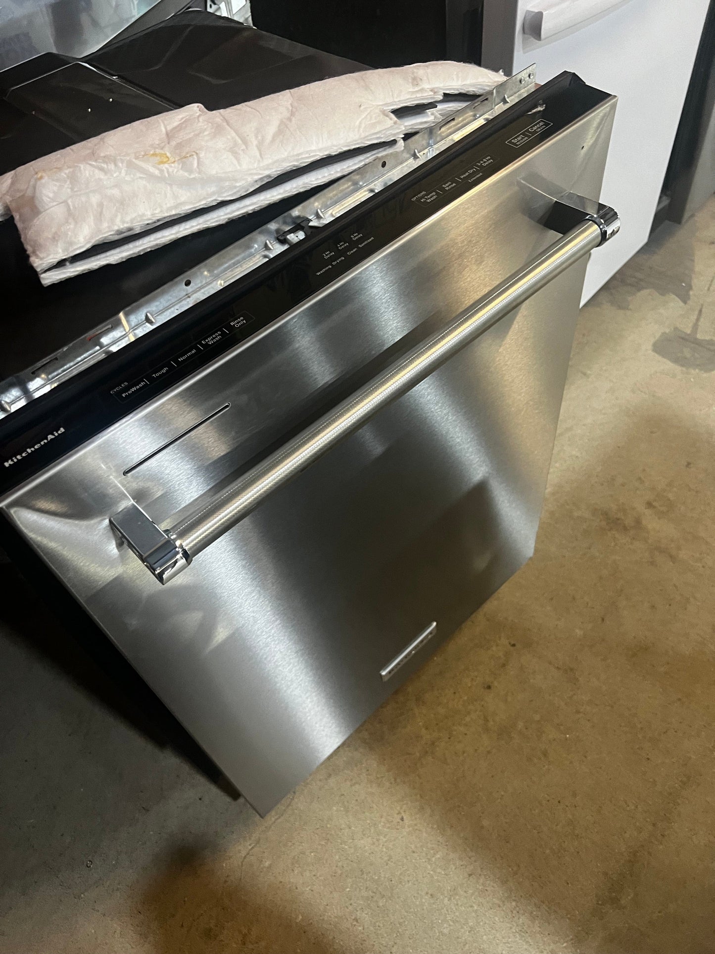 KitchenAid KDTM604KPS Dishwasher, 24 inch Exterior Width, 44 dB Decibel Level, Fully Integrated, Stainless Steel (Interior), 5 Wash Cycles, 16 Capacity (Place Settings), Stainless Steel colour Fan-Enabled ProDry System,r Wash System, FreeFlex Third Rack