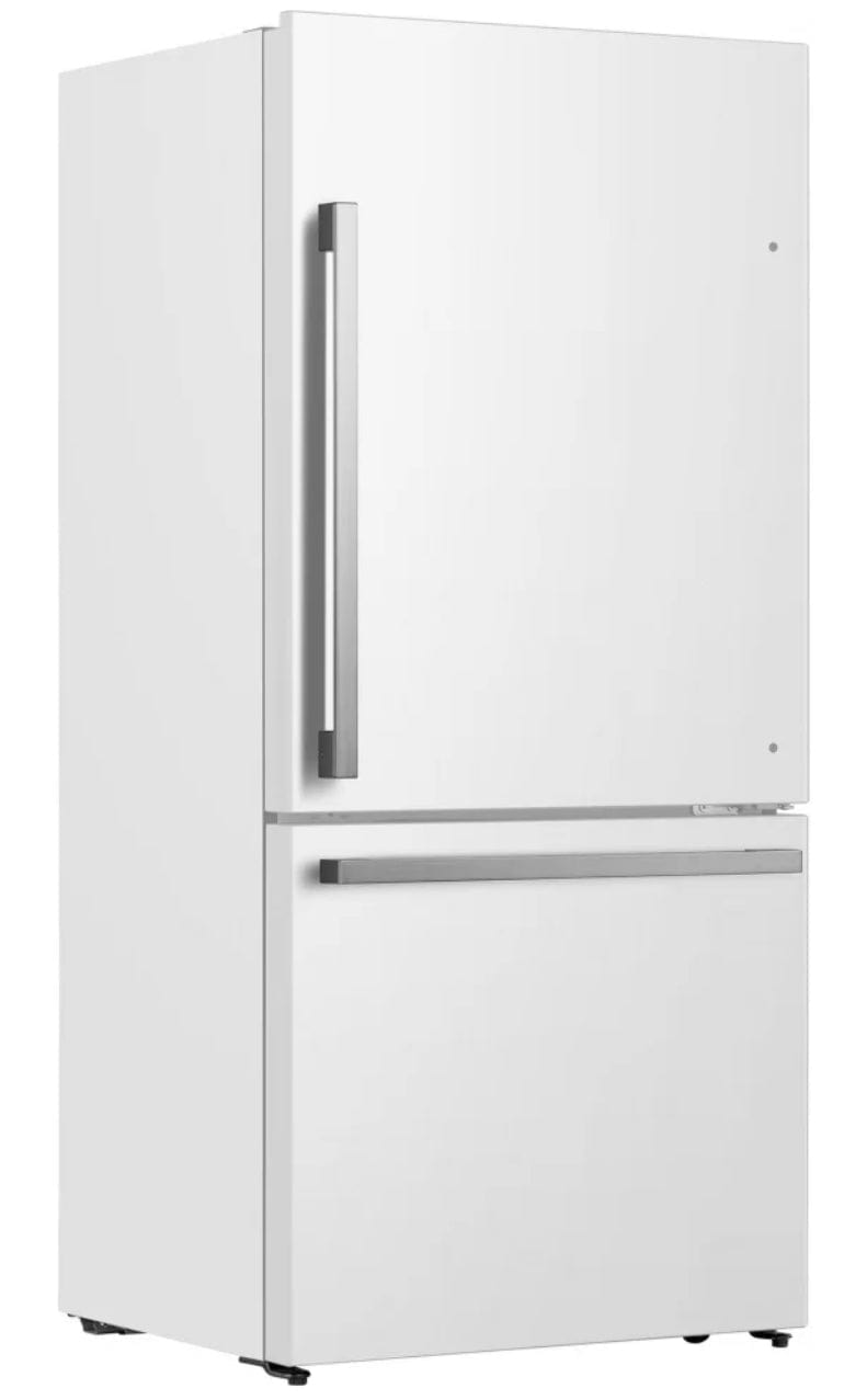 Hisense RB17A2CWE Counter Depth Refrigerator, 31" Width, ENERGY STAR Certified, Counter Depth, 17.0 cu. ft. Capacity, LED Lighting, White colour PureFlat Design