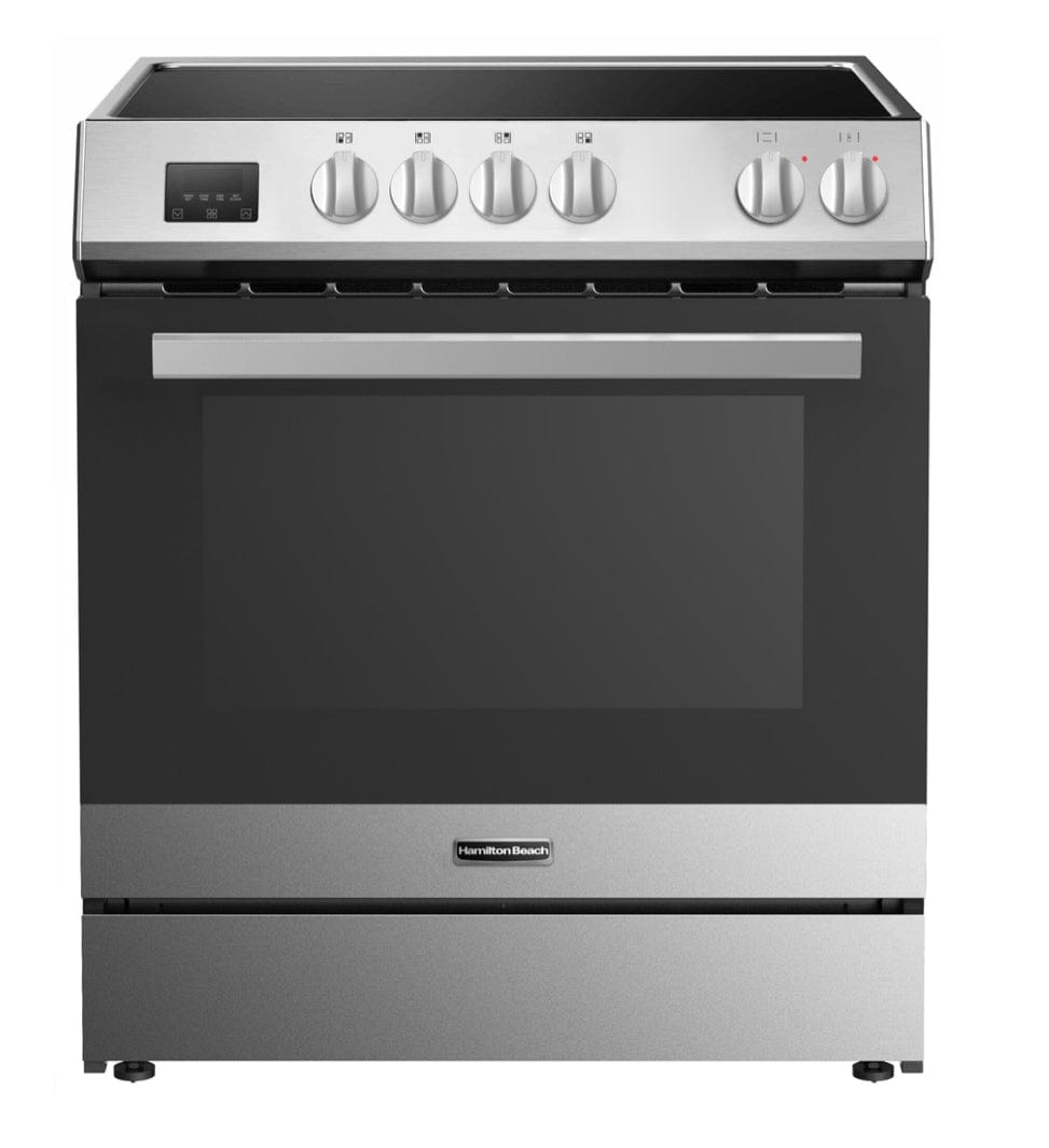 30 in. 4-Elements Slide-In Induction Range in Stainless Steel with Dual Elements HBRI330