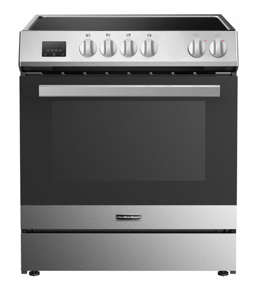 30 in. 4-Elements Slide-In Induction Range in Stainless Steel with Dual Elements HBRI330