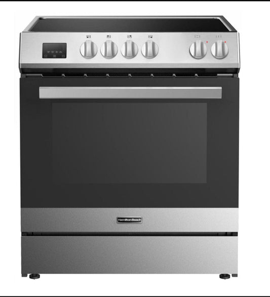 Hamilton Beach 30 in. 5.0 cu. ft. Stainless Steel Slide in Gas Range HBRG309