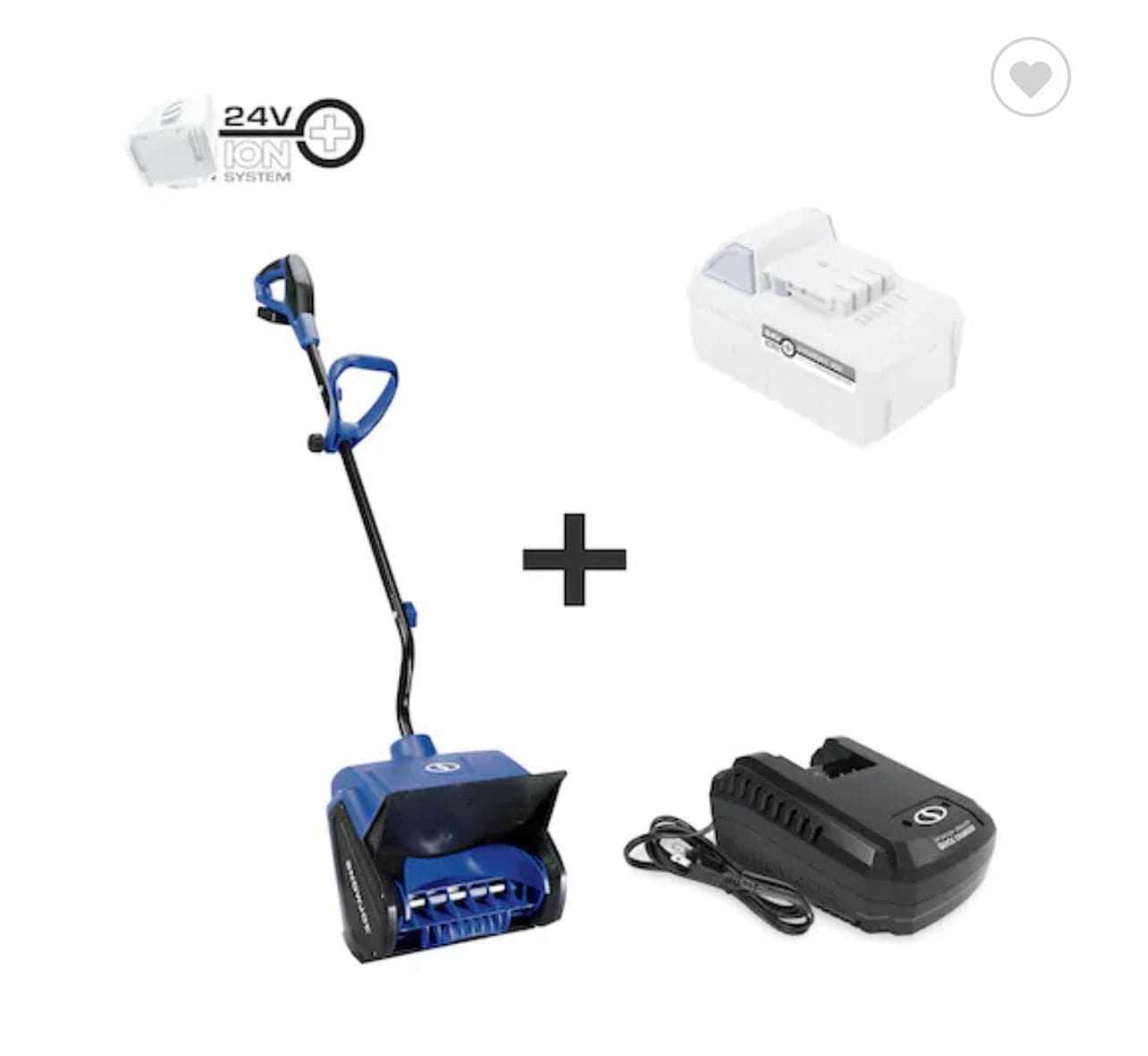 Snow Joe 24V-SS13 24-Volt 13-Inch 4-Ah Cordless Snow Shovel, Kit (w/4-Ah Battery + Quick Charger) -- Refurbished ( Exchange or Repair Warranty Only)