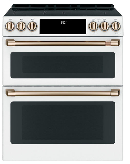 CCHS950P4MW2 / CCHS950P4M7W2 CAFÉ™ 30" Induction Range with Double Oven and No-Preheat Air Fry Matte White
