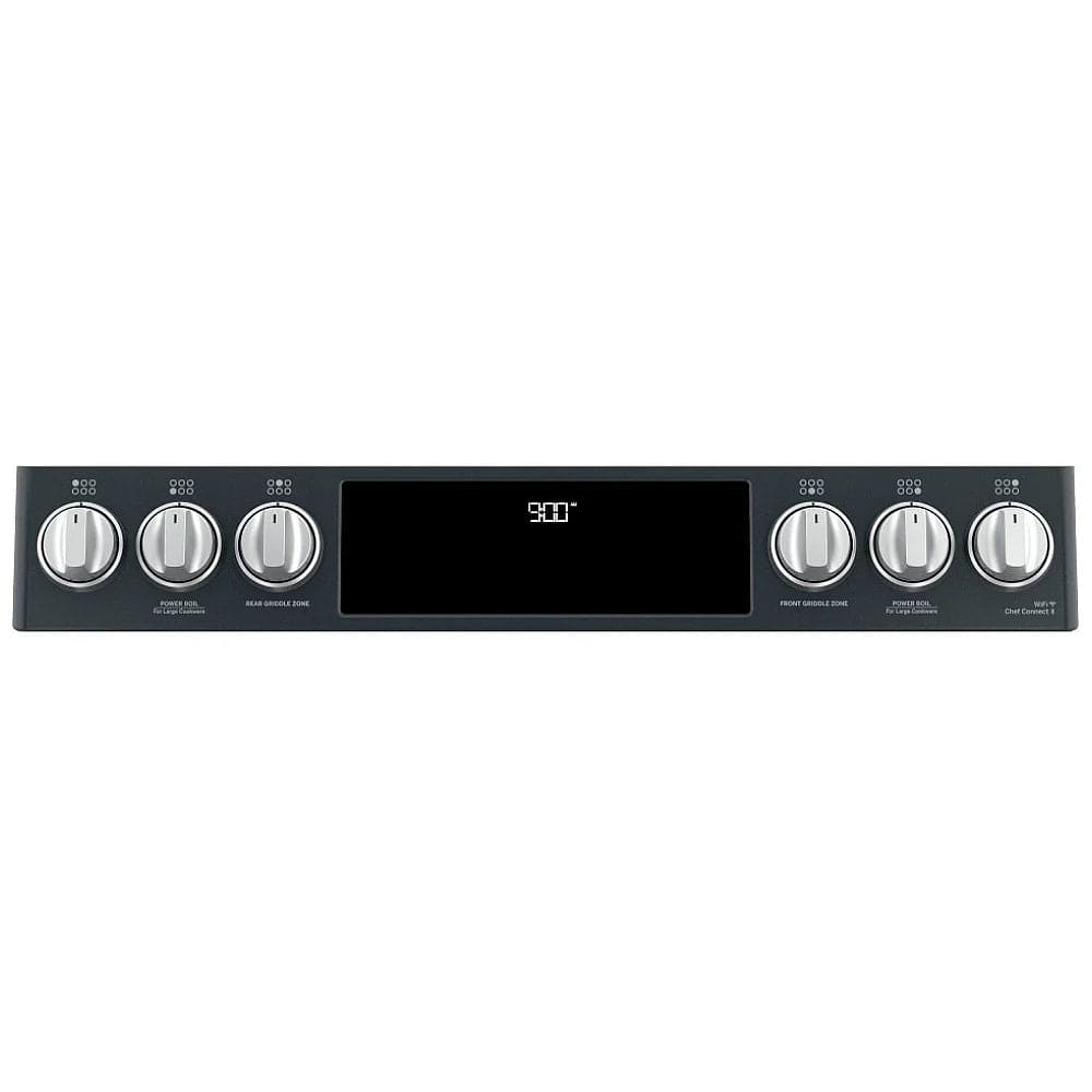Cafe Dual Fuel Range, 30" Exterior Width, Self Clean, Convection, 6 Burners, 5.6 cu. ft. Capacity, Warming Drawer, 1 Ovens, Matte Black. (CC2S900P3M2D1/CC2S900P3MD1)