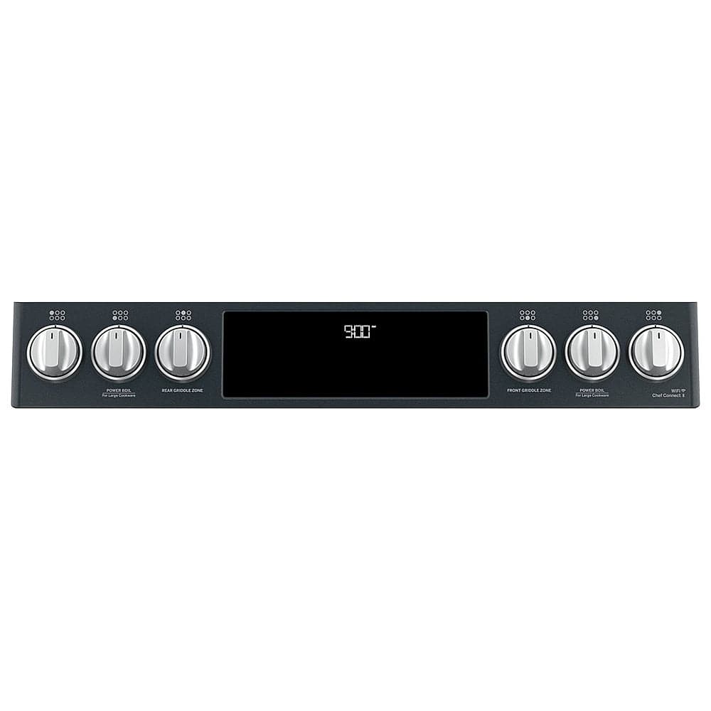 Cafe Dual Fuel Range, 30" Exterior Width, Self Clean, Convection, 6 Burners, 5.6 cu. ft. Capacity, Warming Drawer, 1 Ovens, Matte Black. (CC2S900P3M2D1/CC2S900P3MD1)
