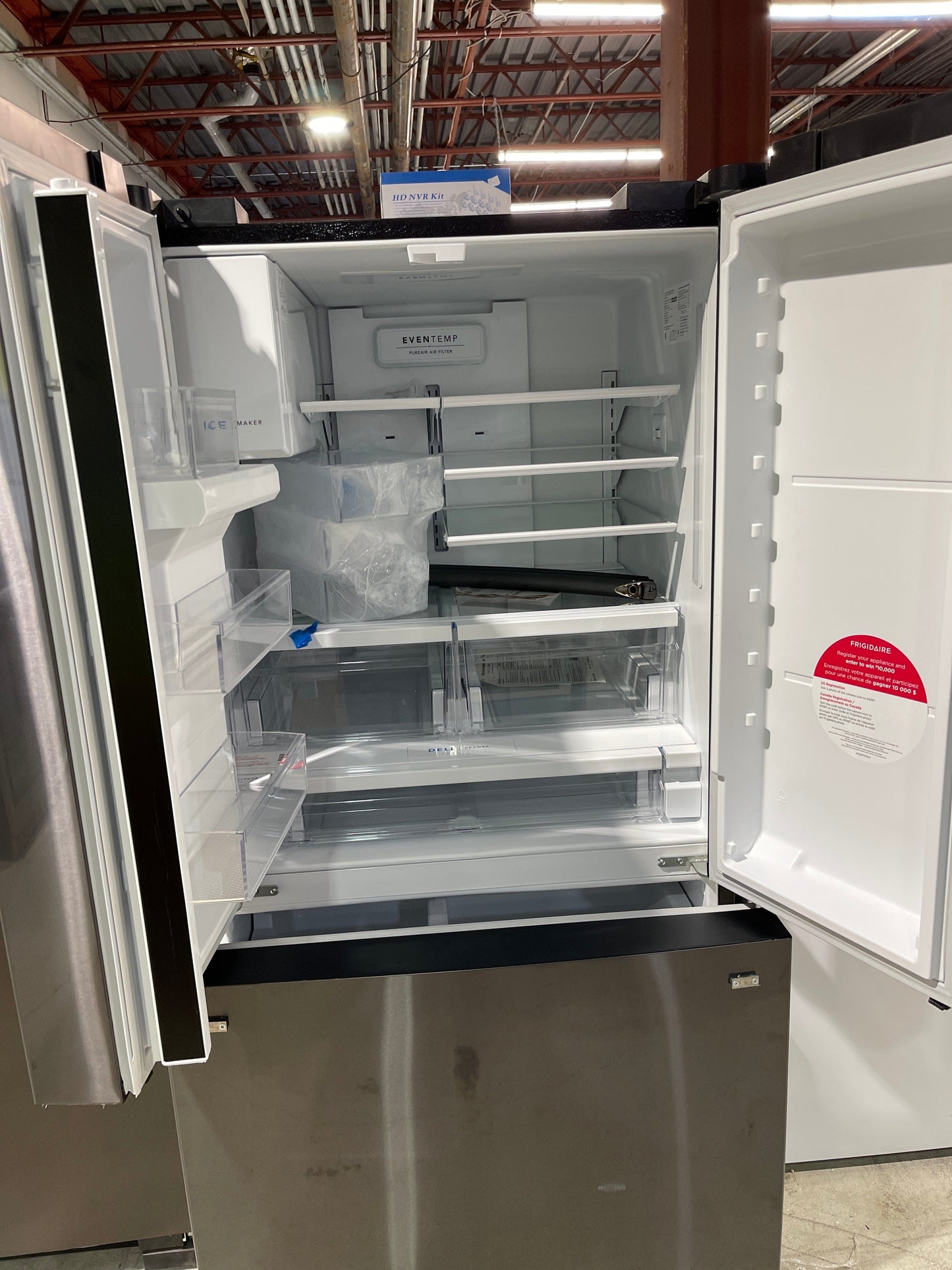 Frigidaire FRFS2823AD French Door Refrigerator, 36 inch Width, ENERGY STAR Certified, 27.8 cu. ft. Capacity, Black Stainless Steel colour