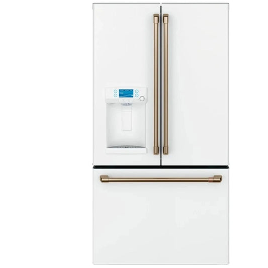 Café™ 22.2 Cu. Ft. Counter-Depth French-Door Refrigerator with Hot Water Dispenser Matte White (CYE22TP4MW2)