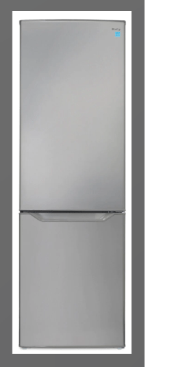 Danby 23.7" 10.3 Cu. Ft. Bottom-Mount Refrigerator - Stainless Steel - DBMF100B1SLDB-RF