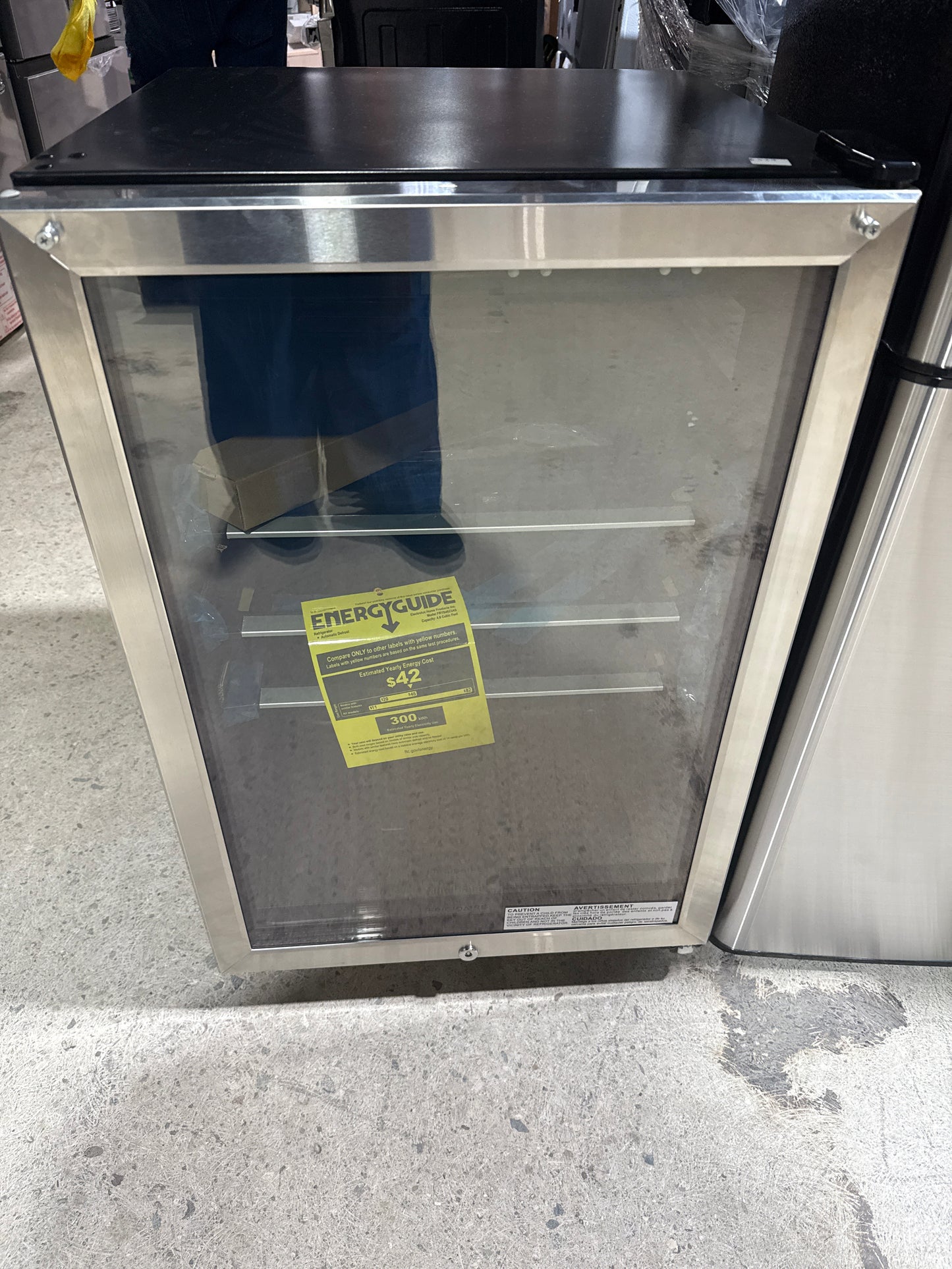 Frigidaire FRYB4623AS Compact Beverage Center, 21 inch Width, Stainless Steel color