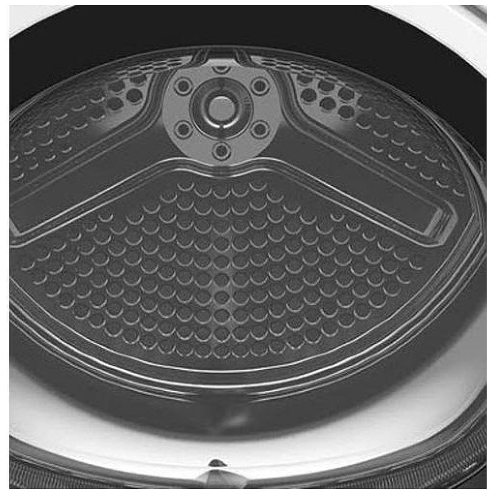 Blomberg DV17600W2 Electric Dryer, 3.7 cu. ft. Dryer Capacity, 4 Temperature Settings, Stackable, Steel Drum, White color Stacking Kit Included