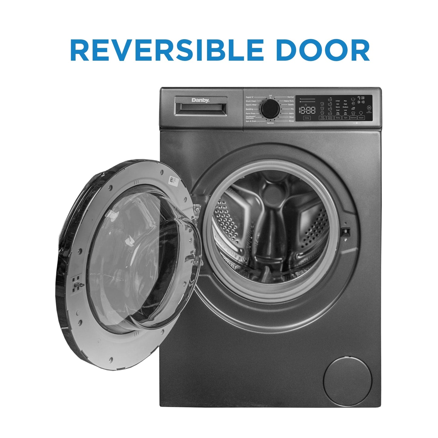 DANBY FRONT LOAD WASHER (DWM022D1DSDB-RF), 24”