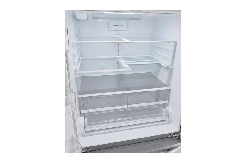 LG 36 in. 28 cu ft. 4-Door Refrigerator Smudge-Resistant Stainless Steel (LRMXS2806S)
