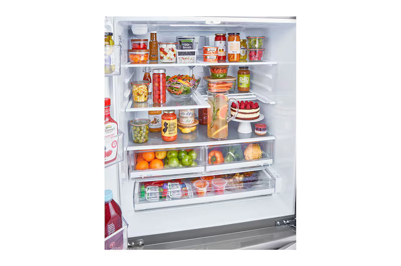 LG 36 in. 28 cu ft. 4-Door Refrigerator Smudge-Resistant Stainless Steel (LRMXS2806S)