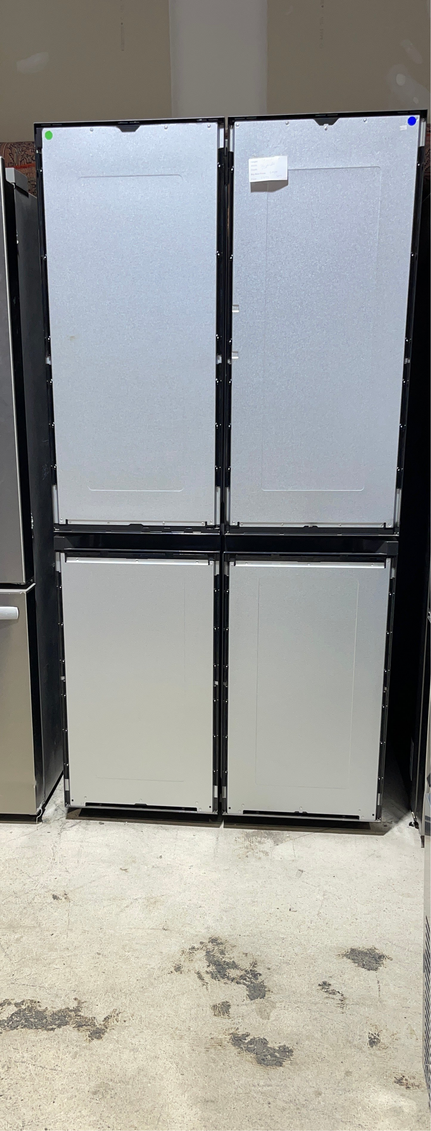 Samsung Bespoke RF29A9675AP - RF29A9675AP/AC French Door Refrigerator, 36" Width, ENERGY STAR ,29 cu. ft. Capacity, Panel Ready Triple Cooling System, Metal Cooling Interior, Beverage Showcase Door, Dual Flex Zone, Dual Ice Maker (refurbished)