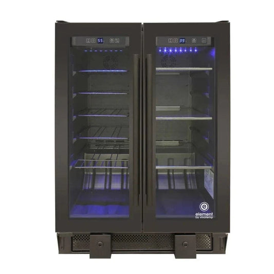 EL-BWC102-02 - WINE STORAGE - Vinotemp - black stainless steel frame - Open Box