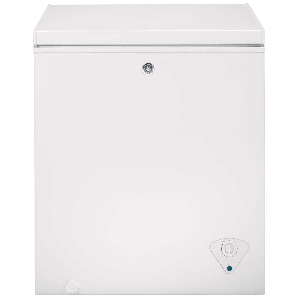 GE FCM5STWW Chest Freezer Category: Chest Freezers, Garage Ready