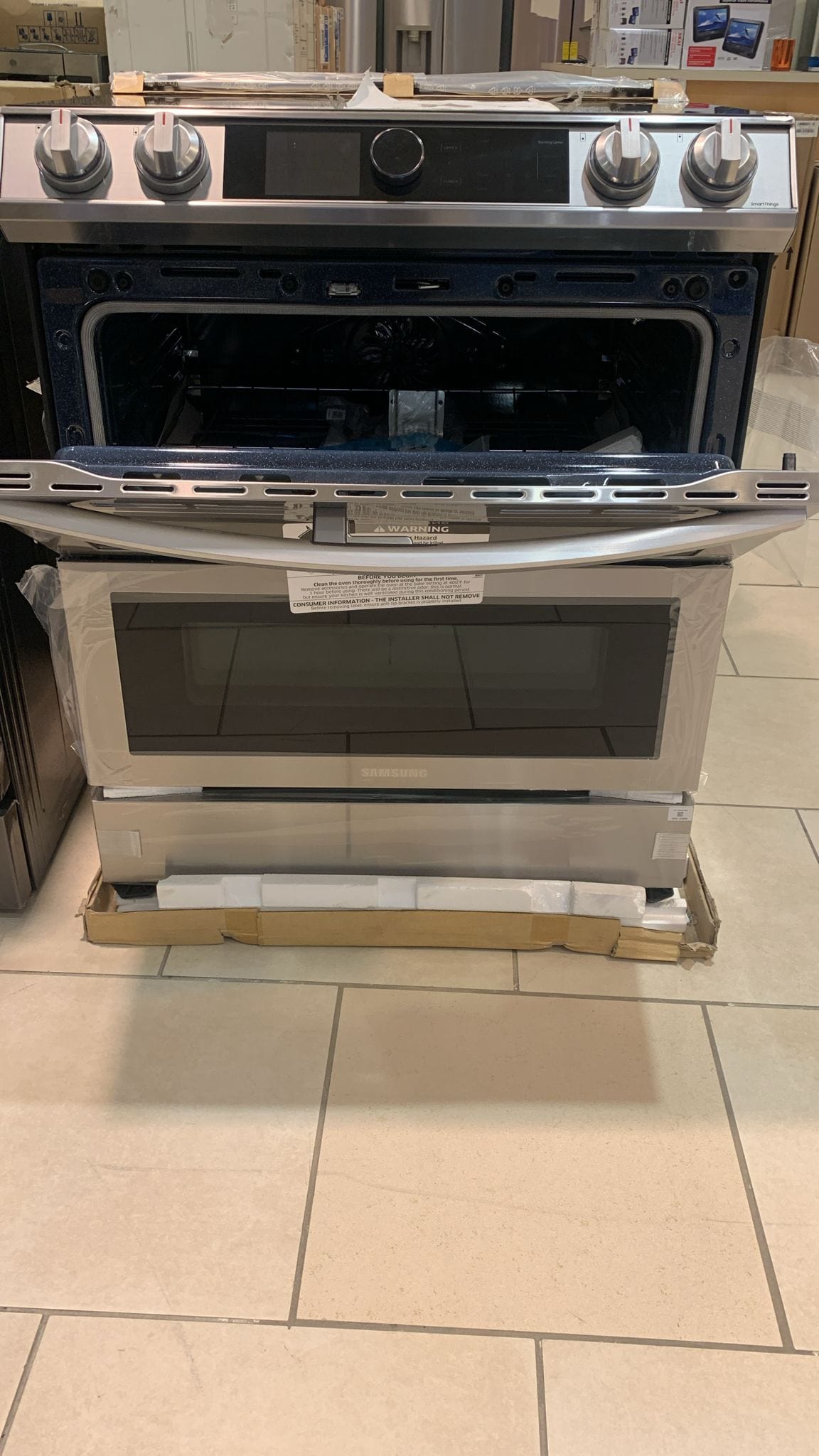 Samsung 30" 6.3 Cu. Ft. NE63T8751SS Stainless Steel, double oven