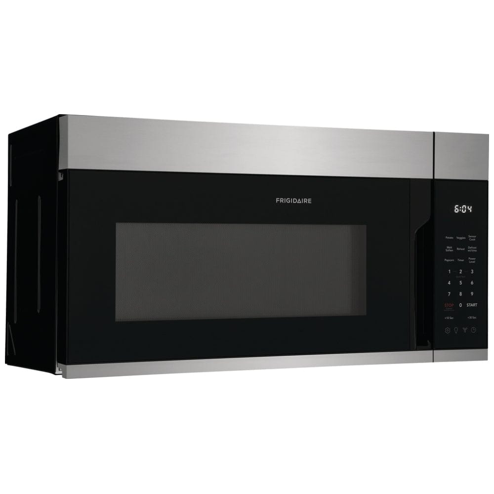 Frigidaire FMOW1852AS Over the Range Microwave, 30 inch Exterior Width, 1.8 cu. ft. Capacity, 300 CFM, 1,000 W Watts, LED, Stainless Steel color