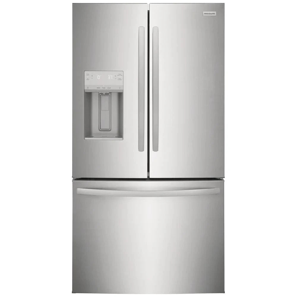 Frigidaire FRFS2823AS French Door Refrigerator, 36 inch Width, ENERGY STAR Certified, 27.8 cu. ft. Capacity, Water Dispenser (Exterior), Ice Dispenser (Thru Door), Stainless Steel color