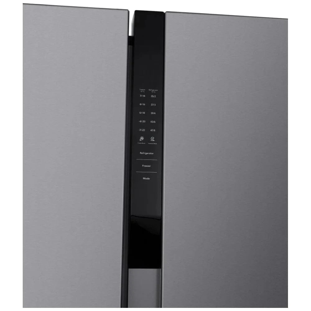Frigidaire FRSG2115AV Side by Side Refrigerator, 36 inch Width, Counter Depth, 21.4 cu. ft. Capacity, Stainless Steel color
