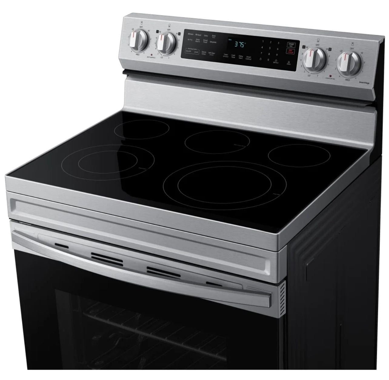 Samsung 30" 6.3 Cu. Ft. Fan Convection Electric Air Fry Range (NE63A6511SS) – Stainless Steel