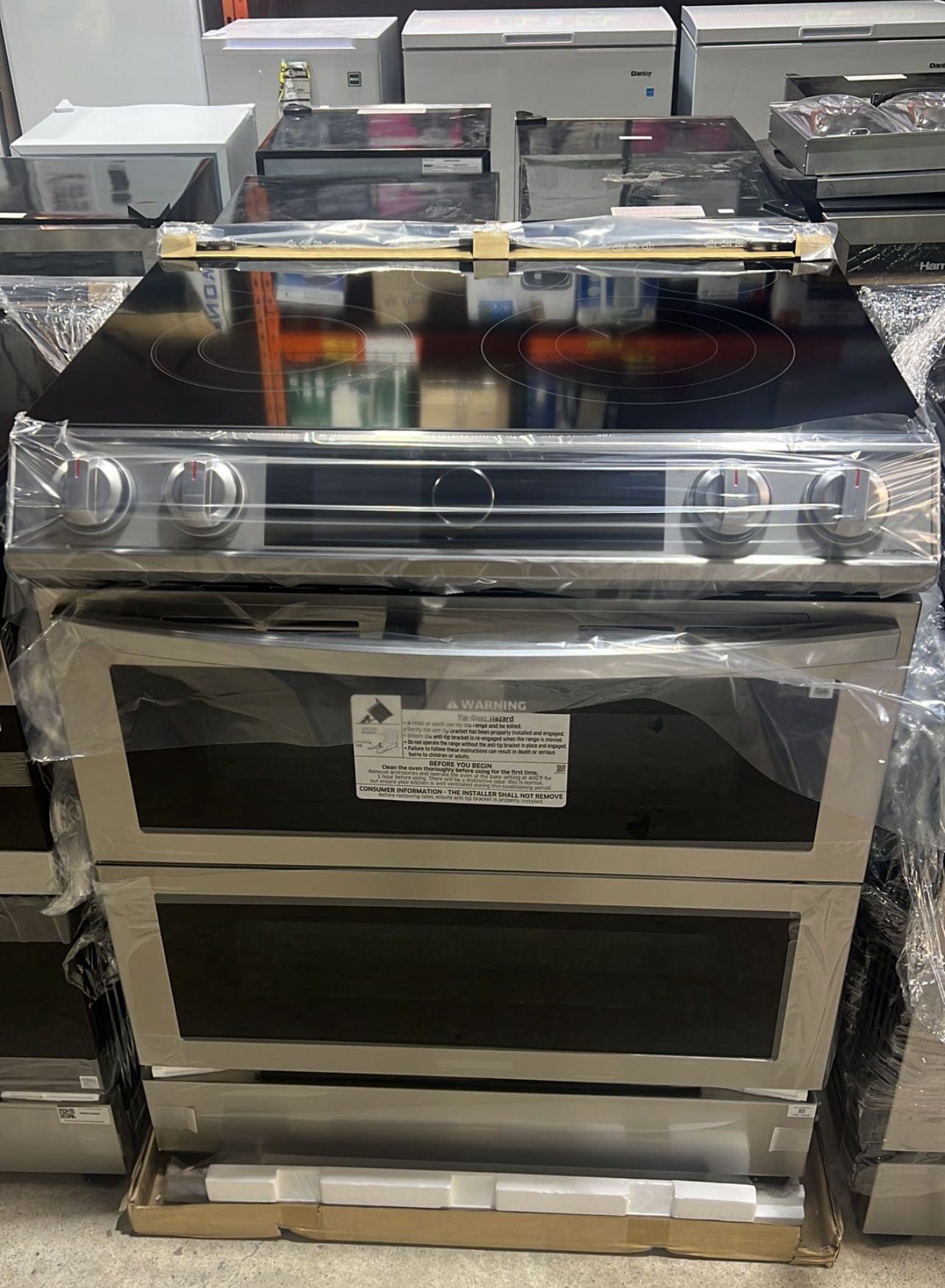 Samsung 30" 6.3 Cu. Ft. NE63T8751SS Stainless Steel, double oven