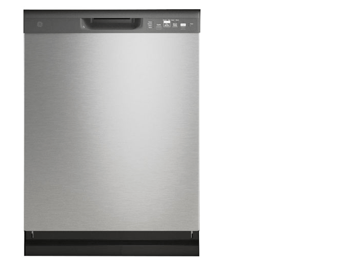 GE GDF510PSRSS / GDF511PGR5WW Dishwasher, 24" Exterior Width, 59 dB Decibel Level, 4 Wash Cycles, 2 Loading Racks, Stainless Steel colour